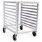 Lockwood Manufacturing Half Height 8 Tray Rack, 2-1/2" Center Spacing For 18" Wide Pans RA30-ER8E - alternate 1